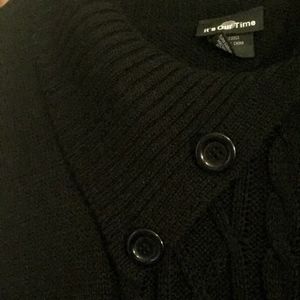 Knit Black Dress